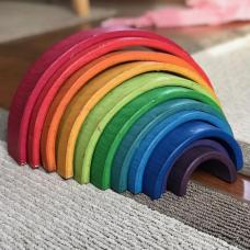 wooden rainbow